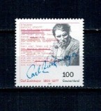 Germania 1996 - Carl Zuckmayer, personalitati, neuzat