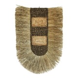 Decoratiune perete Baffen I matting culoare naturala 60x85x10 cm