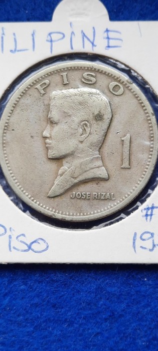FILIPINE 1 PISO 1972 JOSE RIZAL