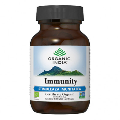 Supliment Alimentar Imunomodulator Immunity Bio 60cps Organic India foto