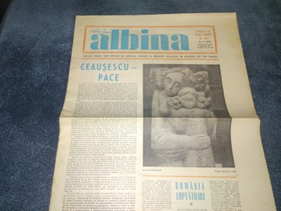REVISTA ALBINA NR 11 1981 foto