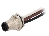 Conector M12 soclu PIN 4 tată S-Power cabluri IP67 12A
