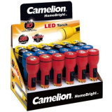 Lanterna cu LED, 4 culori, utilizeaza 2 x AA R6, Camelion