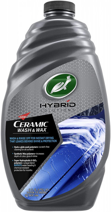 Sampon Auto cu Ceara Turtle Wax Ceramic Wash and Wax, 1.42L