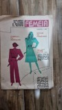 Supliment cu tipare si broderii al revistei Femeia Nr. 1/1990