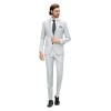Costum Barbati Gri Uni Lana 33% Regular Fit Elegant Smart-Casual Fabricat in Romania