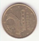 Andorra 50 eurocenți 2017 - biserica Santa Coloma d'Andorra.