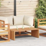 Cumpara ieftin Masă laterală de grădină 110x55x35.5 cm, din lemn de tec