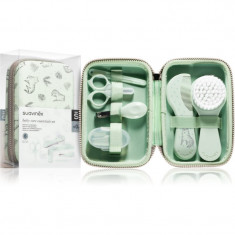 Suavinex Tigers Baby Care Essentials Set Green set pentru îngrijirea copilului 1 buc