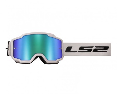Ochelari cross/enduro/atv LS2, lentila oglinda, culoare alb Cod Produs: MX_NEW AK7202011002 foto