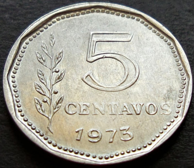 Moneda 5 CENTAVOS - ARGENTINA, anul 1973 * cod 2257 foto