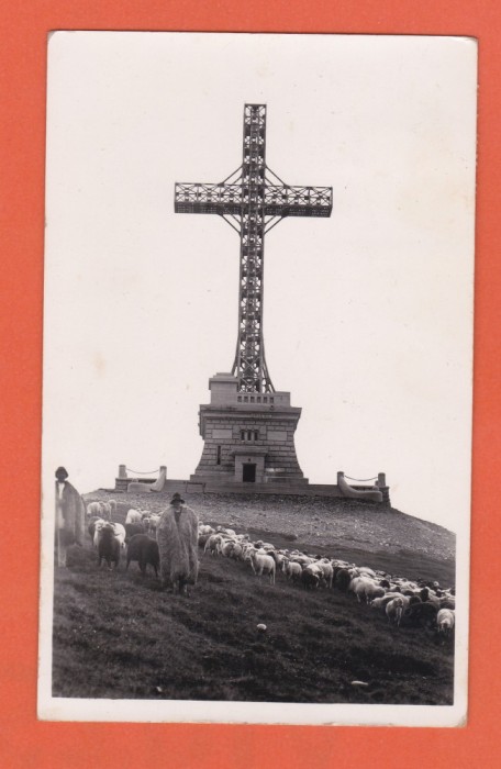 AMS @ - VEDERE - PREDEAL MUNTII BUCEGI, CRUCEA DE PE CARAIMAN, 1939 CIRCULATA, printata