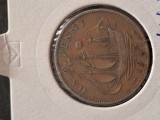 Half penny 1947, Europa