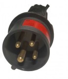Priza Mennekes cu capac 1366, 16A, 250V