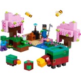 LEGO MINECRAFT GRADINA CU CIRESI INFLORITI 21260