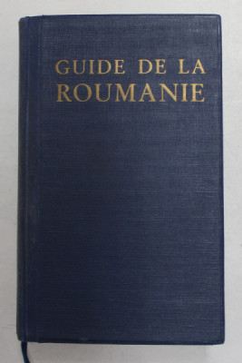 GUIDE DE LA ROUMANIE , II - e EDITION , avec la collaboration par V. PUSCARIU et AL. BADAUTZA , 1940 * LIPSA HARTA foto