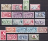Bermuda 1953/57 vederi fauna MI 130-147/ 153-154 MNH