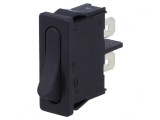 Comutator Rocker SPST OFF-ON 6A 250V Negru IP40