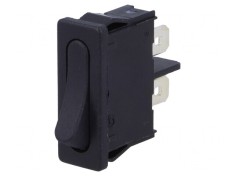 Comutator Rocker SPST OFF-ON 6A 250V Negru IP40