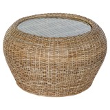 Cumpara ieftin Masa laterală DKD Home Decor 8424001825165 82 x 82 x 48 cm Geam Natural Aluminiu