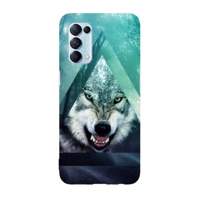 Husa compatibila cu Oppo A72 model Aggressive wolf, Silicon, TPU, Viceversa foto