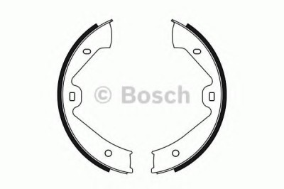 Set saboti frana, frana de mana VW TOUAREG (7P5) (2010 - 2016) BOSCH 0 986 487 755 foto