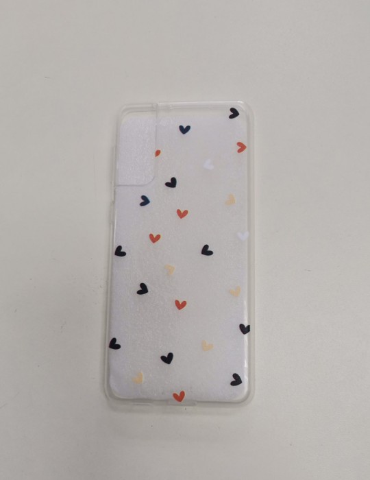 Husa Samsung S21+ g996 5G Silicon Inima Transparenta