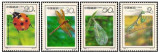 China 1992 - Insecte, serie neuzata