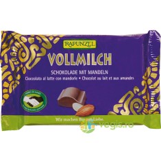 Ciocolata cu Lapte Integral si Migdale Intregi Ecologica/Bio 100g