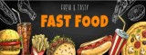 Banner personalizat Fast Food