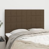 Cumpara ieftin Tăblii de pat, 4 buc, maro &icirc;nchis, 72x5x78/88 cm, textil