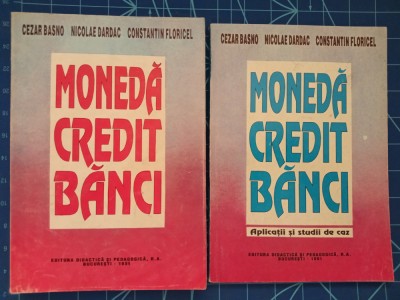 Moneda credit banci - Aplicatii studii de caz / Basno Dardac Floricel (2 volume) foto