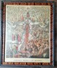 Afis inramat Litografie color Infricosata Judecata a lui Dumnezeu 1900