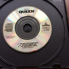 Queen We Are The Champions CD maxi single mini disc muzica rock fara coperta VG+