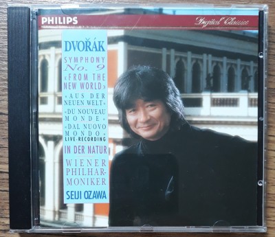 CD Dvorak &amp;lrm;&amp;ndash; Symphony No. 9 &amp;quot;From The New World&amp;quot; [dirijor Seiji Ozawa] foto