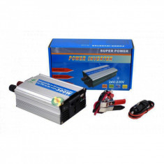 Invertor auto 300W Chaomin 24V - 220V cu iesire USB foto