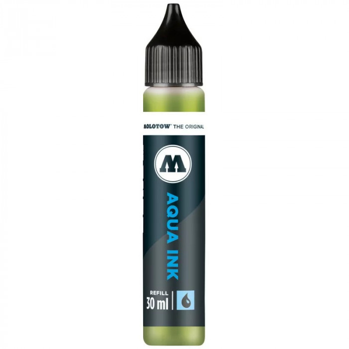 Rezerva marker Molotow Aqua Ink 30 ml yellow green