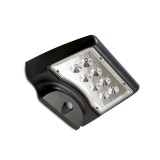 Lampa solara pentru gradina, cu senzor de miscare, 8xLED, 300 lm,&nbsp;19x14x7 cm