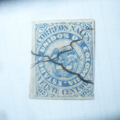 Timbru 20C Columbia 1868 - Emblema , stampilat