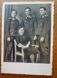 F618-I-Fotografie Ofiteri germani Wehrmacht al 2 lea razboi cu Doamna.
