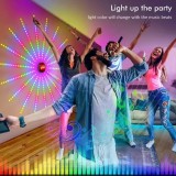 Benzi LED Inteligente RGB, ART, Lumini Ambientale Muzicale, Decor Petreceri, Control APP