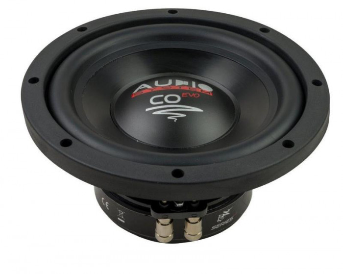 Subwoofer CU BOBINA DUBLA DE INALTA EFICIENTA DE 200 mm Seria CO 08 DC EVO 2x 140/90Watt 2/4Ohm Audio System German Sound CarStore Technology