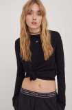 Tommy Jeans pulover femei, culoarea negru, light DW0DW17254
