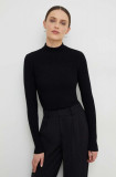Cumpara ieftin Answear Lab pulover culoarea negru, light, cu turtleneck