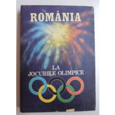 ROMANIA LA JOCURILE OLIMPICE de MARIA BUCUR - IONESCU ...ANGHEL VRABIE , 1986