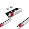 set 3 embleme sigla logo Audi S-line 3D pentru aripi laterale Sline argintiu