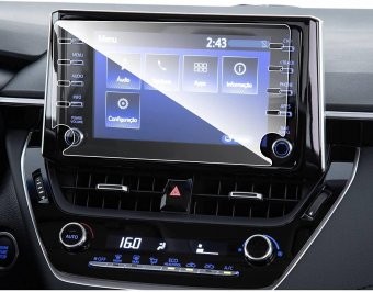 Toyota Corolla 2020 ecran navigatie folie protectie King Protection foto