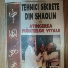TEHNICI SECRETE DIN SHAOLIN . ATINGEREA PUNCTELOR VITALE de LIVIU TILICA , 1995