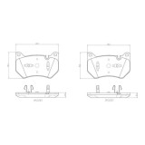Placute frana Audi Q5 (Fyb Fyg) 05.16-, Q5 Sportback (Fyt) 11.20-, Q5 Van (Fyb Fyg) 05.16-, Fata, BREMBO