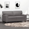 VidaXL Canapea cu 2 locuri, gri, 120 cm, piele ecologică 359414